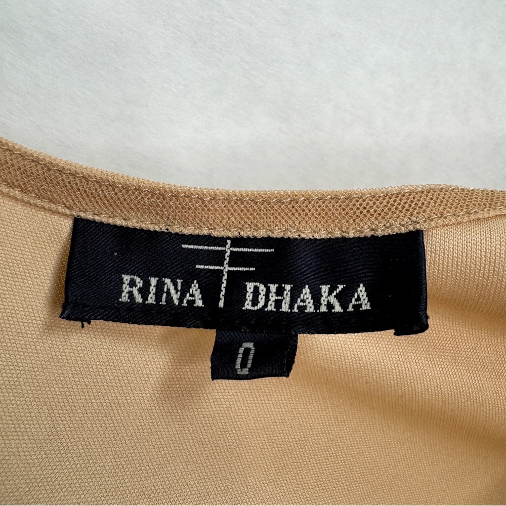 ANTHROPOLOGIE / RINA DHAKA Rubied Dusk Dress - Sz 0 - Picture 10 of 12
